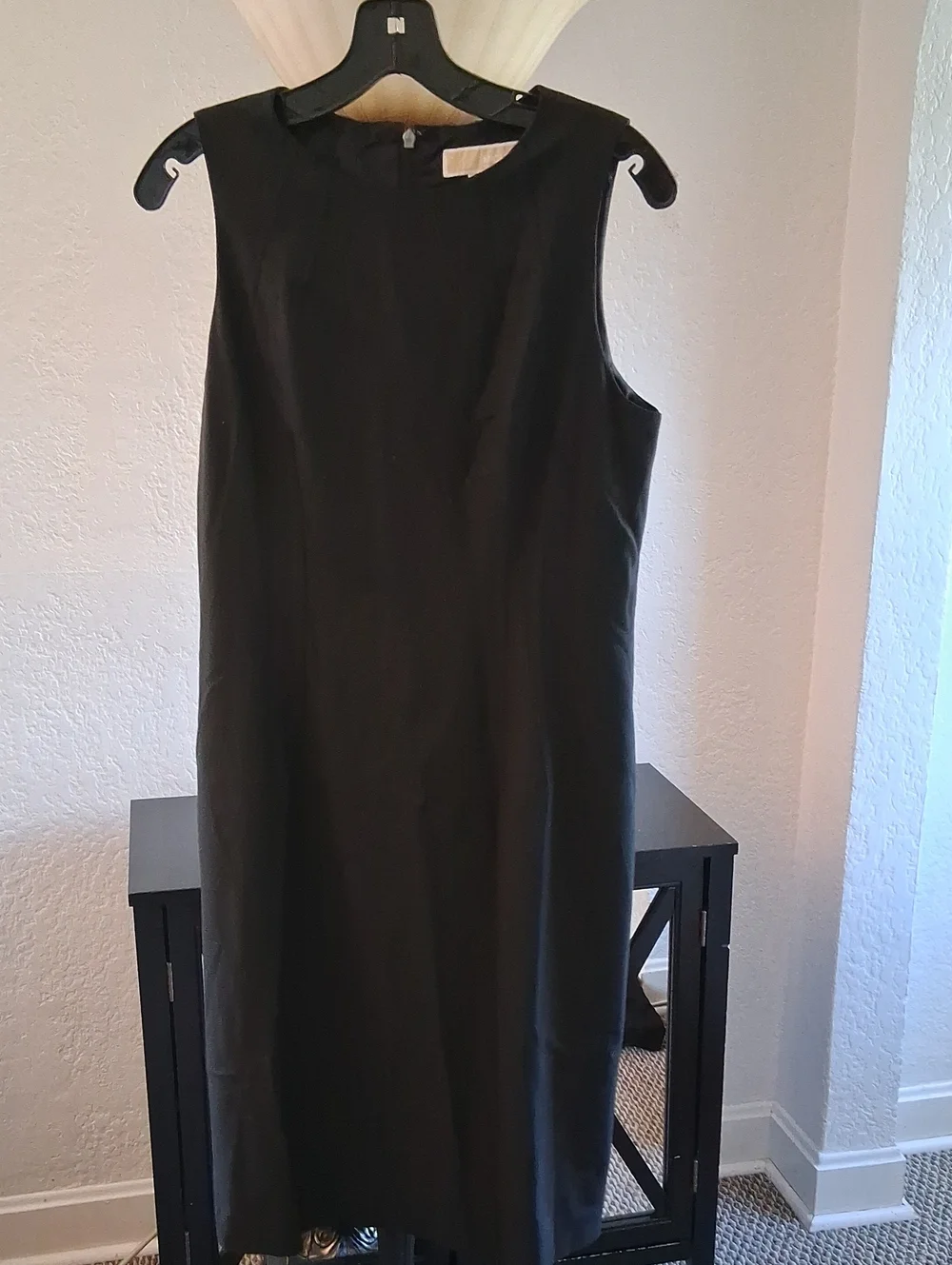 Michael Kors Black Sleeveless Sheath Dress